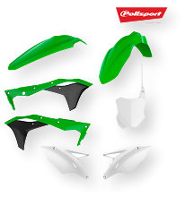 Polisport Plastic Kit Oem. Color Kawasaki