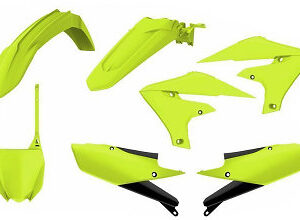 Polisport Plastic Kit Yamaha, Flo Yellow