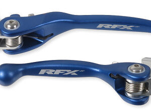 RFX Race Forged Flexible Lever Set Yamaha Blue