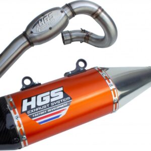 HGS COMPLETE SYSTEM ALU ORANGE CARB. END CAP