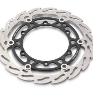 FLAME BRAKE DISC  BLACK ALUMINIUM/STAINLESS_STEEL