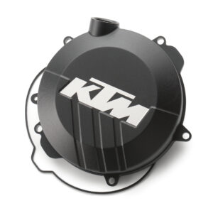 OUTER CLUTCH COVER  BLACK ALUMINIUM