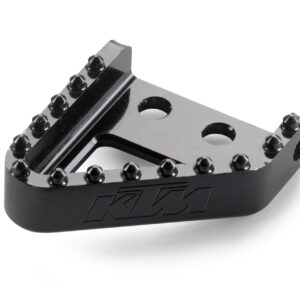 FOOTBRAKE LEVER STEP PLATE  BLACK ALUMINIUM