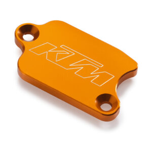 FOOTBRAKE CYLINDER COVER  ORANGE ALUMINIUM