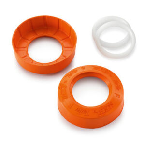 WHEEL BEARING PROTECTION CAP KIT  ELECTRONIC ORANGE