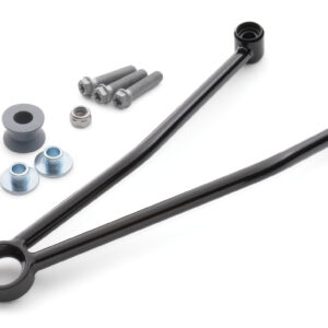 SILENCER BRACKET  BLACK STEEL