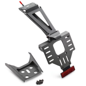 LICENCE PLATE HOLDER SUPPORT   BLACK STEEL
