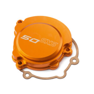 FACTORY IGNITION COVER  ORANGE ALUMINIUM