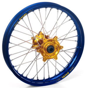 Haan Wheels Complete Wheel 160 21" FRONT BLUE GOLD
