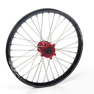 Haan Wheels Complete Wheel A60 160 21" FRONT BLACK RED