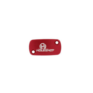 Holeshot Front billet brake cover RED