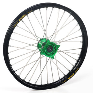 Haan Wheels Complete Wheel 160 21" FRONT BLACK GREEN
