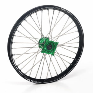 Haan Wheels Complete Wheel A60 160 21" FRONT BLACK GREEN
