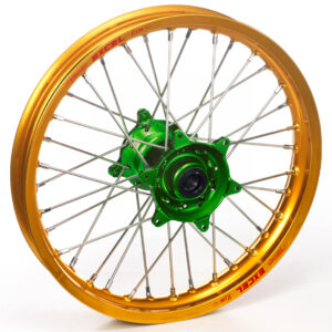 Haan Wheels Complete Wheel 160 21" FRONT GOLD GREEN