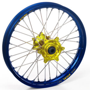 Haan Wheels Complete Wheel 160 21" FRONT BLUE YELLOW