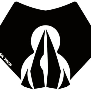 Trail Tech X2 Graphic Sticker - Solid - BLACK