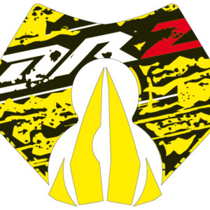Trail Tech X2 Graphic Sticker - DRZ - YELLOW