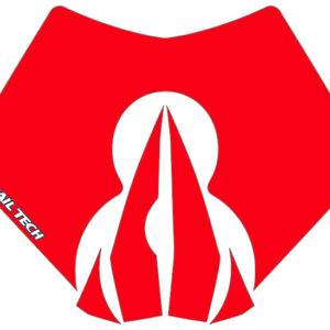 Trail Tech X2 Graphic Sticker - Solid - RED