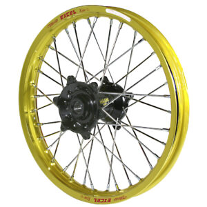 Haan Wheels Complete Wheel 215 19" REAR YELLOW BLACK