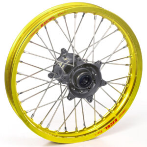 Haan Wheels Complete Wheel 215 19" REAR YELLOW GREY