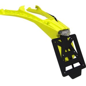 Rtech Rear light/rear fender Integra Led removable plate holder YELLOW