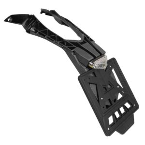 Rtech Rear light/rear fender Integra Led removable plate holder BLACK