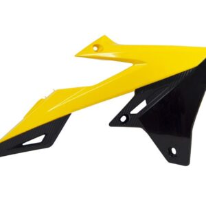 Rtech Radiator Scoops YELLOW BLACK