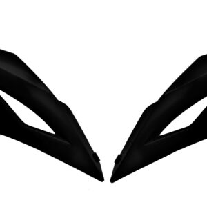Rtech Radiator Scoops BLACK WHITE
