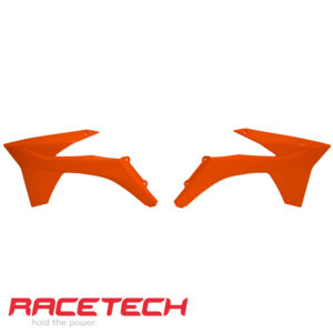 Rtech Radiator Scoops ORANGE