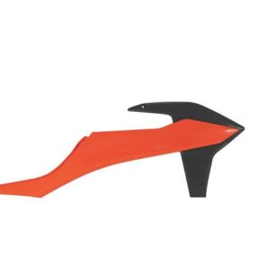 Rtech Radiator Scoops BLACK ORANGE