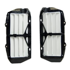 Rtech Oversized Radiator Louvres Reinforced WHITE