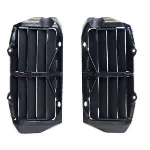 Rtech Oversized Radiator Louvres Reinforced BLACK