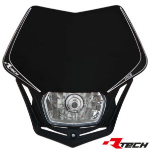Rtech Headlight V-Face BLACK