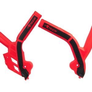 Rtech Frame Protectors BLACK RED