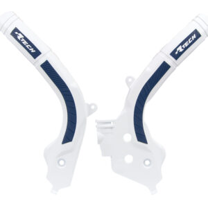 Rtech Frame Protectors WHITE BLUE