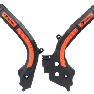 Rtech Frame Protectors BLACK ORANGE
