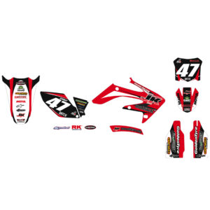 Why Stickers Replica Kit JK MX Team CRF 250 04-09