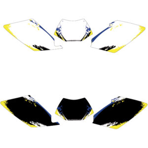 Why Stickers Precut Number Plate Stickers WHITE