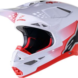 ALPINESTARS HELMET SM10 UNIT RD/WT