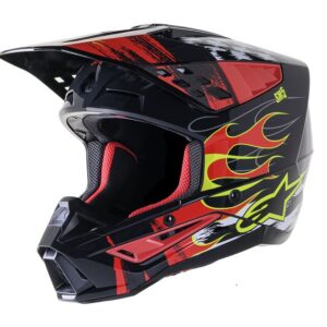 ALPINESTARS HELMET SM5 RASH RED/G