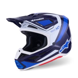 ALPINESTARS HELMET SM7 RISE BLUE/WHITE