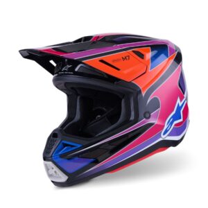ALPINESTARS HELMET SM7 FUSE BLU/PU/PINK