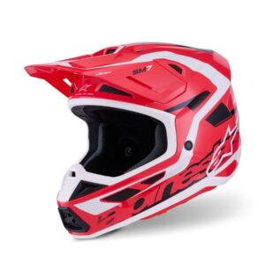 ALPINESTARS HELMET SM7 DEED RED/BLK/WH