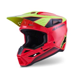 ALPINESTARS HELMET SM3 FRAY RED/YL/BLK