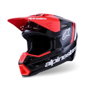 ALPINESTARS HELMET SM3 RADIUM BLK/RED/WH