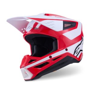 ALPINESTARS HELMET SM3 HEAT RED/WH/BLK