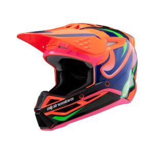 ALPINESTARS HELMET YTH SM3 DEEGAN OR/PU/PK *