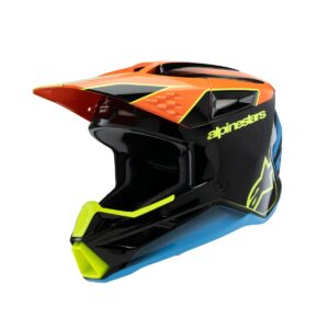 ALPINESTARS HELMET YTH SM3 FRAY BLK/OR/YL  *