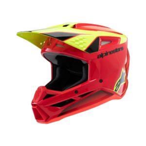 ALPINESTARS HELMET YTH SM3 FRAY RD/YL/BK Y *