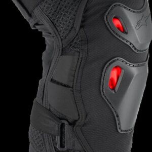 ALPINESTARS KNEE GUARD BIOPRO BLK/RD/WHT